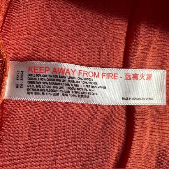 Free People Batwing Shirt Dress Tangerine Boho Mini 90% Cotton Women’s Sz XS - Picture 11 of 13